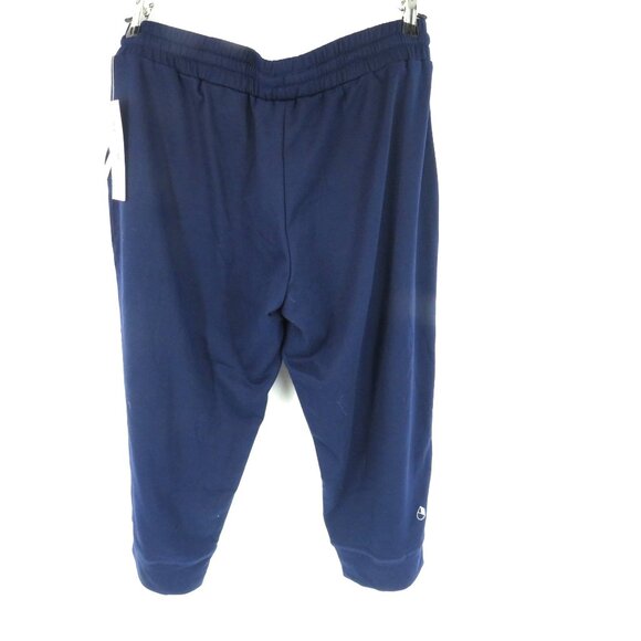 Icyzone Women's XL Navy Blue Capri Jogger Pants Drawstring Pockets NWT - Picture 3 of 7